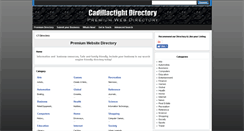 Desktop Screenshot of cadillactight.com