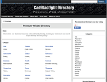 Tablet Screenshot of cadillactight.com